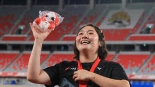 北口榛花　通算５度目の日本一　６２メートル超えに笑顔「兆しが見えてよかった」