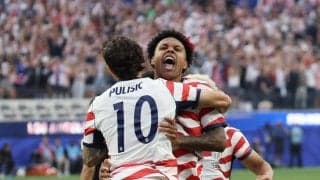 米国の切り札プリシッチ、２点絡むも左ふくらはぎ蹴られ前半で交代「大したことではない」