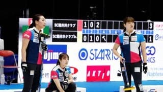 【カーリング】五輪出場フォルティウス第４Ｅ　大量３失点で２-５のビハインド