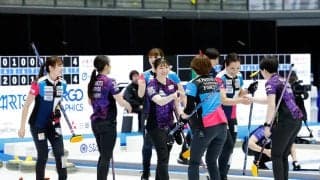 【カーリング】五輪出場フォルティウス第９Ｅ　２得点に終わり６-10　コンシードで準決勝敗退