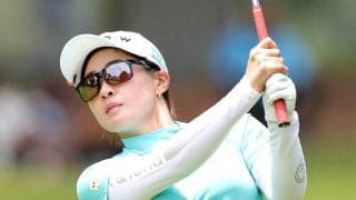 【女子ゴルフ】永井花奈がトップで後半へ　桑木志帆が１打差追走　韓国の１４歳アマは３差３位でターン