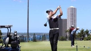 【ゴルフ】アンダーなしの難コース＆風　稲村雅樹が健闘の７５でジャンプアップ１１位