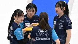 【カーリング】女子決勝第2E　後攻のSC軽井沢クが石をはじき出してブランクエンドを選択