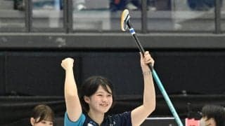 【カーリング】女子決勝第8E　SC軽井沢ク、ラストドローショット決めきり１得点　4－5に