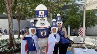 オランダ戦が行われるダラススタジアムは早くもお祭りムード　両国サポーターで大盛り上がり