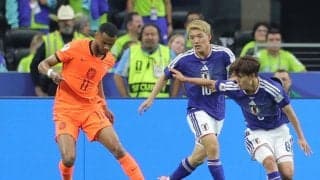 本田圭佑「めちゃウザい、なんすかコイツ」オランダ大型ウィングに嘆く　「ナイス、ザイオンさん！」好セーブ称賛　久保は「タケ」呼び