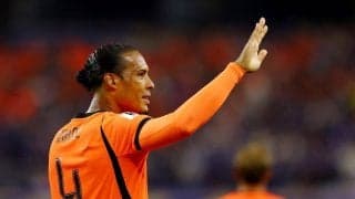 オランダが後半６分に先制ゴール　DFファンダイクにヘディングで決められ０-１