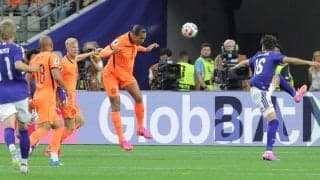 【Ｗ杯】森保ジャパン、オランダＤＦファンダイクのヘディングで先制許す…過去日本に２勝１分け無敗
