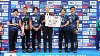 【カーリング】全農が日本選手権男女アベックＶ達成のＳＣ軽井沢クにそれぞれお米１トンを贈呈