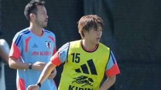 小川航基“２日連続弾”「すごくいい感覚」U19日本代表との練習試合でエリア外から打ち抜いた