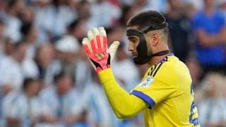 ジダン次男、GKルカほろ苦デビュー　父観戦の前でメッシにハット献上　アルジェリア代表28歳