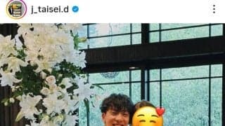 武豊騎手や戸崎圭太騎手も結婚式に参列！「奥様美しすぎる〜」「幸せそう」ＪＲＡ団野大成騎手が挙式ショット披露