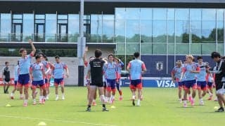 【Ｗ杯】上田綺世が別メニュー調整…全体練習参加せず「疲労を考慮して別メニュー」久保建英はピッチに姿なし
