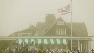 【速報】全米オープン開幕30分で霧により中断 2時間後に再開 松山英樹は日本時間早朝スタートへ