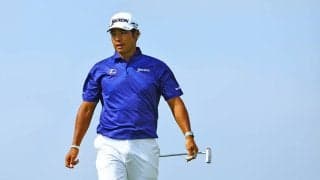 久常涼が暫定18位、松山英樹29位で日没順延 クラークが大会2勝目へ首位でプレー持ち越し