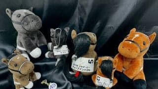 武豊騎手のサイン入りアイドルホースぬいぐるみが発売開始　ディープインパクト、キズナ、ドウデュースのダービー馬３頭