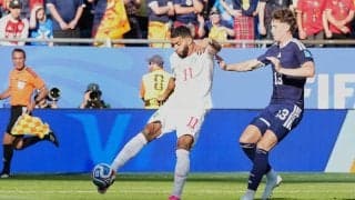 モロッコ、開始２分でスコットランドに先制　MFサイバリがブラジル戦に続き２戦連発