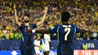 【Ｗ杯】決勝Ｔ進出へクニャ！クニャ！！ビニシウス！！！ブラジル前半だけで３発　ネイマールはベンチ外