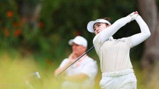 「集中力切らさず回れた」山下美夢有が67で5打差7位浮上 勝みなみ＆竹田麗央10位