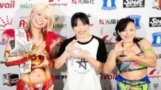 羽南がワンダーＶ２防衛！飯田沙耶との同門対決制す「一緒にＳＴＡＲＳを盛り上げていこう」岩谷麻優の伝統ユニットに思い【スターダム】