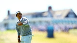 松山英樹はショットに兆しもバッサリ「メジャーは結果」 得意の“我慢大会”でハーフ41