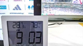 【Ｗ杯】日本-チュニジア戦のキックオフ１時間前、夜のモンテレイは気温２８度、湿度８０％近く　ジメジメ蒸し暑い