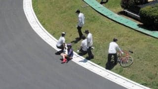 【競輪】岸和田Ｇ１　先頭誘導員が落車するアクシデント