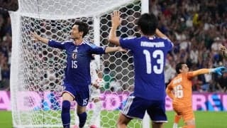 開始４分で先制！鎌田大地が02年日韓大会の稲本潤一以来となるW杯２戦連発