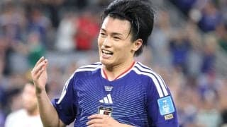 Ｗ杯チュニジア戦２ゴール上田綺世のモデル美人妻　パパと愛娘の“２ショット”に「パパ凄かったね！！」「上田家最高」「おててかわいすぎ」