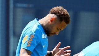 戦線離脱中のブラジルのエース、ネイマールが全体練習に参加と現地メディア報道　次戦待望復帰も