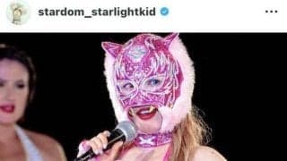 「可愛いお嬢さん」人気女子レスラー覆面下の素顔ショットに反響　ニューヘア＆私服姿「裏の顔も素敵」
