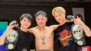 笠原弘希がＳＢ史上初の４階級制覇　再延長でイモトに判定勝利「３兄弟で引っ張っていきます」