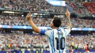 【Ｗ杯】メッシ「このグループで一緒にいること、競うこと、日々の練習を楽しんでいる」Ｗ杯通算１８点で史上最多得点更新…一問一答