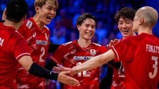 【バレー】高橋藍「暑い！」猛烈熱波のフランスでも躍動　両軍最多２２得点、石川祐希「サーブで効果を出してくれた」…日本が開幕５連勝、ネーションズリーグ第２週がスタート