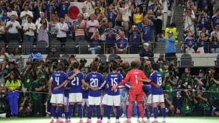【W杯】｢よく入国出来たな！｣ダラスの日本戦に“伝説の金タイツ男”が参戦！ 現地の生放送に乱入も…｢金ピカおじさん久しぶりに見れた！｣