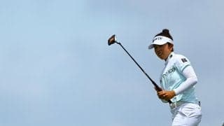 【速報】「持ち味出せなかった」山下美夢有は通算5アンダー暫定12位で終了 後続の首位と8打差