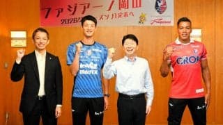 「一つでも上の順位目指して」　開幕前にファジアーノ岡山が知事表敬
