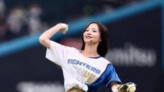 「可愛すぎない？」人気アイドルがエスコン降臨　きつねダンスでも魅了　ＳＮＳ沸く「顔ちっさ」「ユニ姿が似合いすぎ」