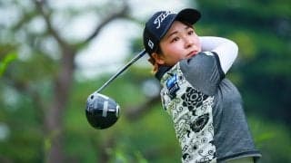 146cmの“1番小さいゴルファー”大須賀望が初の優勝争い 同学年で仲良しの山下美夢有を目指して