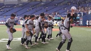 【高校野球】緑風冠が大阪一番星　主将の前川思温「めっちゃうれしい」10年ぶり初戦突破