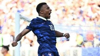 エムバペ7得点目、メッシと並ぶ　フランスとモロッコが8強で対戦