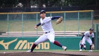 最速143キロを誇る鳥羽の二刀流が投打で活躍！初回6得点の原動力に【京都】