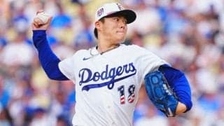 山本由伸、7回無失点10K“熱投”　9勝目の権利もって降板…米独立250周年で快投、本拠地歓声