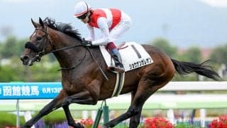 【函館5R新馬戦結果】フライトライン産駒の期待馬ショウナンガレオンがレコードでV！