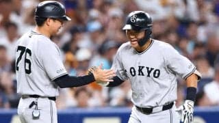 巨人　支配下復帰の笹原がプロ本塁打がＶ弾　連敗２でストップ　先発の井上が７勝目