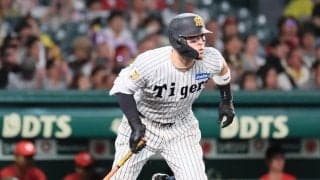 【阪神】佐藤輝明がシングルヒットで自身も生還　野間峻祥の２失策絡み一挙３得点で勝ち越し