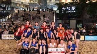 アリーザ愛知からビーチバレーボールに参戦した三留汐利＆笠井季璃「使えるものは全部使って」インドアのシーズンへ