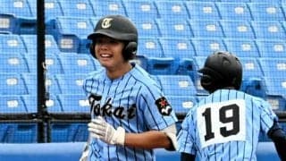 長打力磨いて先頭打者弾　東海大高輪台の中川、逆転サヨナラ負けに涙