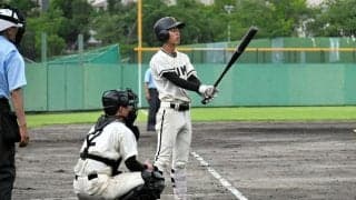 「勝ちたかった」深呼吸で振り抜き適時打　三池工・田中繁吏選手