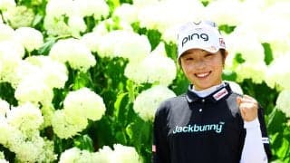 初エビアンで狙うV記念のロレックス 佐久間朱莉のコース印象は「関西っぽい」